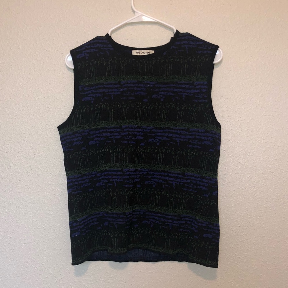 St. John Sweater Tank - Medium